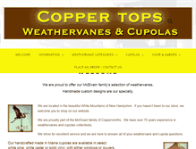 Tablet Screenshot of coppertopsofnh.com